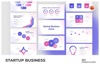 Startup Business Infographic PowerPoint Template